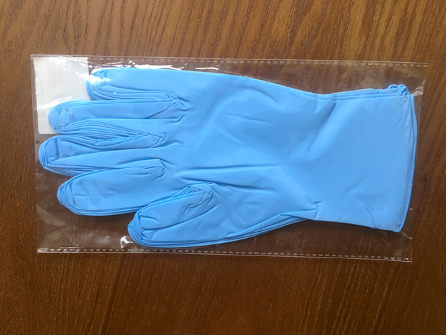 Blue Nitrile Examination Gloves